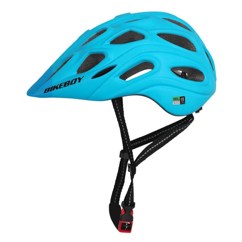 Professional Road Mountain Bike Helmet with Glasses Ultralight MTB All-terrain Sports Riding Cycling