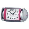 Clock Alarm Clock Analog Loud Bell Sound PYXIS RAIDEN Silver Pink Metallic NR447P Metallic/Some 94×178×109mm
