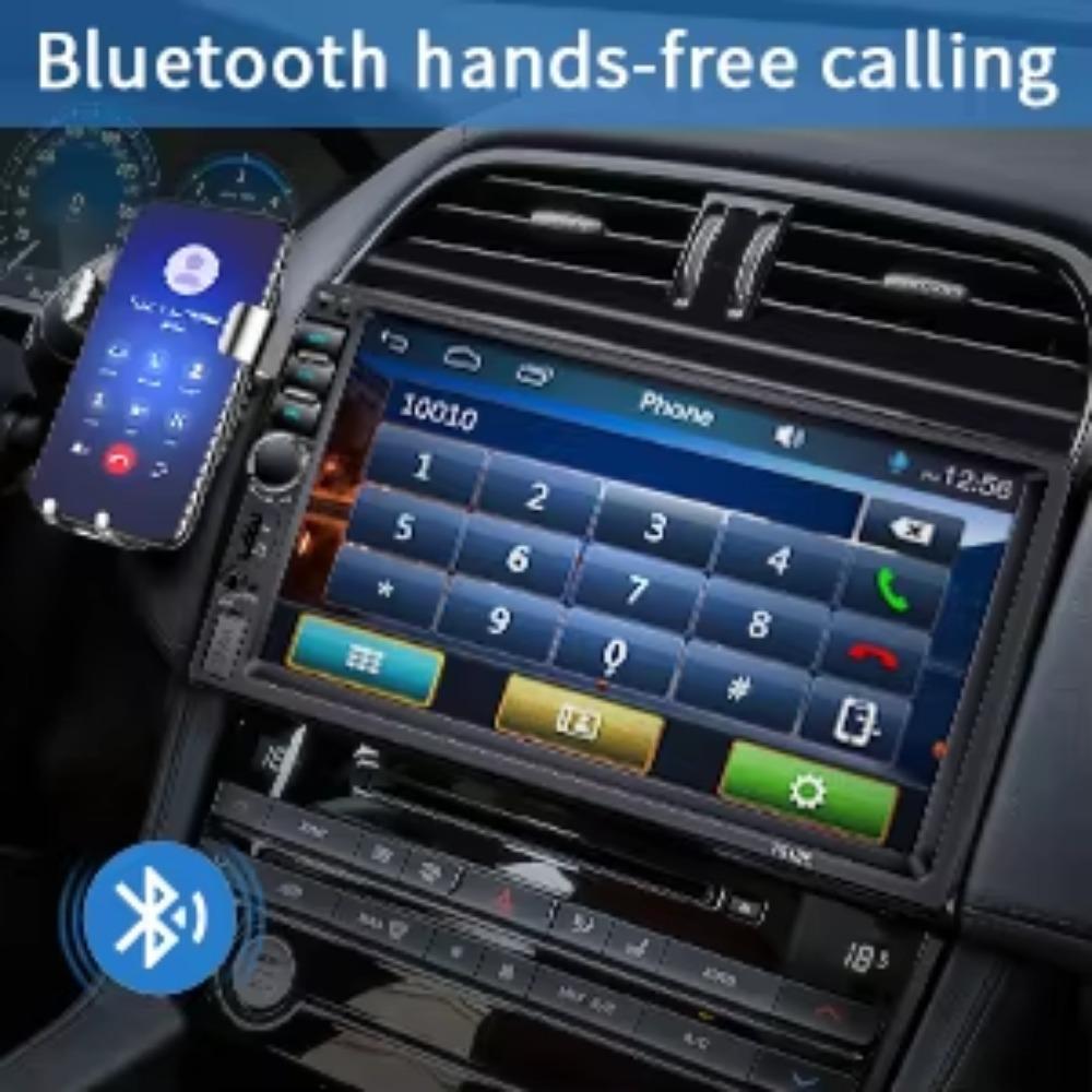 Универсальный 2 Din 7-дюймовый сенсорный экран стерео авто радио мультимедийный проигрыватель, зеркало заднего вида Link/FM/TF/MP5 автомобильная аудиосистема