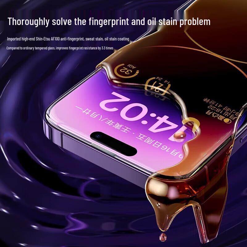 Baseus Защитное стекло HD с защитой от шпионажа для iPhone 13 Pro Max