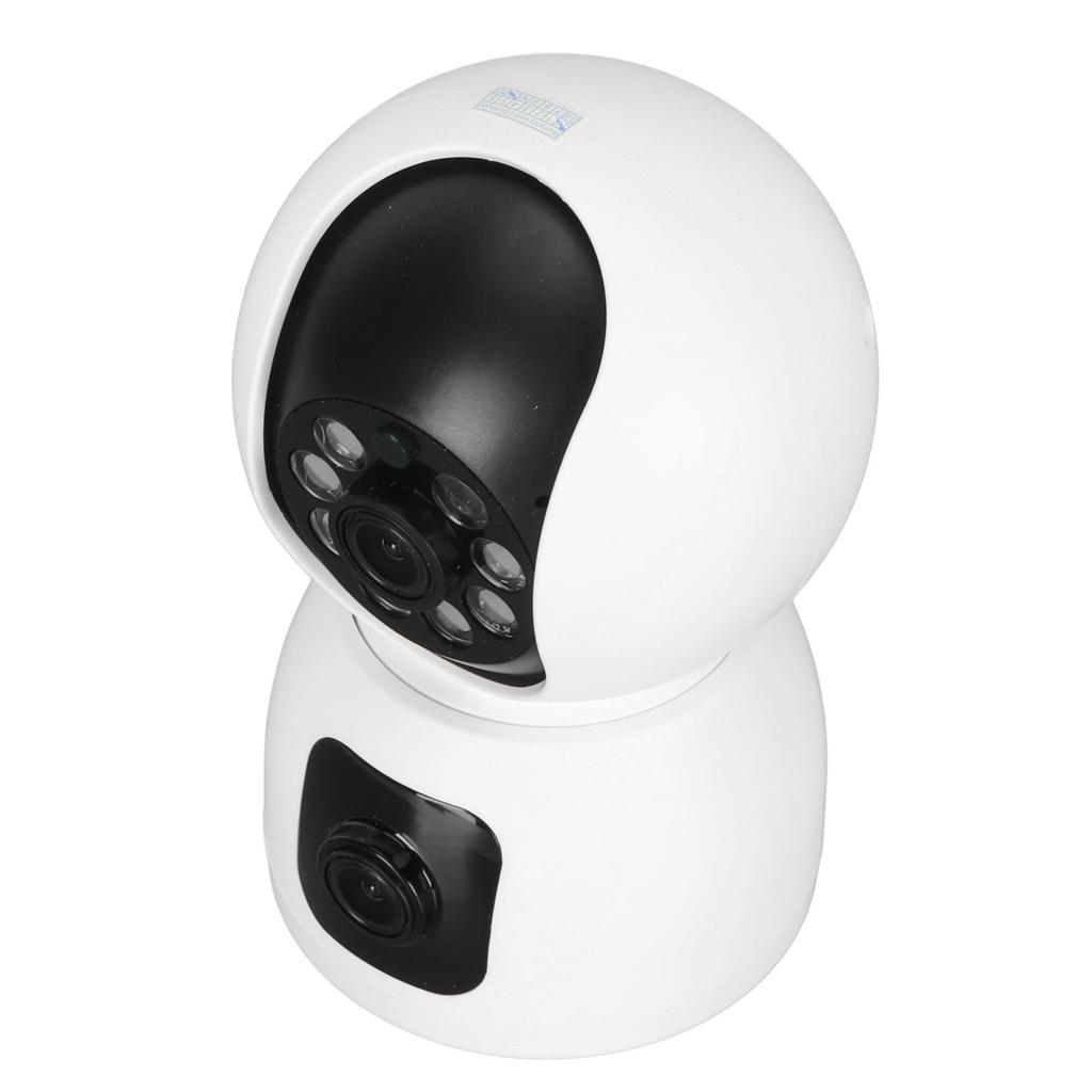 Indoor Camera Dual Lens 2K Full HD Night Vision Two Way Audio Motion Detection Indoor Security
