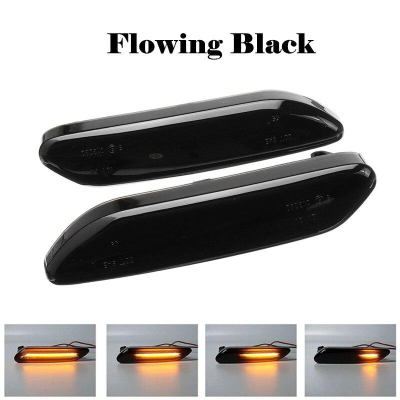2 шт. нормальный/динамический указатель поворота, светодиодный боковой габаритный фонарь, 12 В, боковой повторитель, лампа, панель, лампа для BMW Mini Cooper R60 R61
