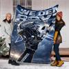 1pc Dallas Cowboys Theme Blanket - Digital Print, Polyester, Cozy for All Seasons, Perfect for Outdoor, and Travel
