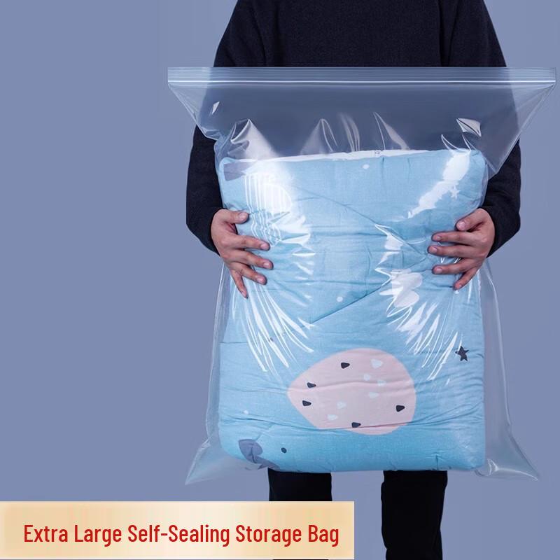 Self-Sealing Transparent Storage Bags