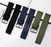 Ремешок для часов Hamilton Khaki Field H70605731 H70605993 Ремешок для спортивных часов Seiko 18 мм 20 мм 22 мм Армейский зеленый Нейлоновый холщовый браслет