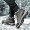 Классические зимние ботинки, мужская теплая повседневная обувь, высокие мужские кроссовки, ботильоны хорошего качества, уличная зимняя обувь на платформе, мужская 2023