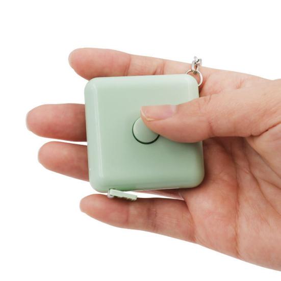 Квадратная выдвижная рулетка с брелоком Портативная мини двусторонняя мягкая измерительная лента Портновская швейная лента для измерения тела