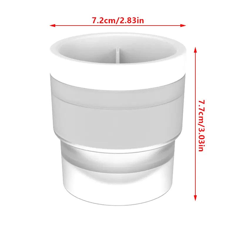Силиконовые круглые формы для хоккея на льду, большие сферические кубики льда, шлифовальный станок для льда, подходит для бара, дома, кухни, принадлежности