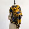 Luxury Design Winter Two-Sided Cashmere Jacquard Scarves High Quality Women Thicken Wrap Shawl Ladies  Pashmina Scarf