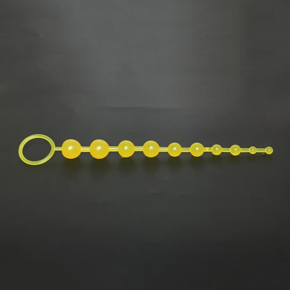 Мягкие резиновые анальные пробки, бусины, длинный оргазм, влагалище, клитор, тянущее кольцо, шарик, игрушки для взрослых, женщин и мужчин, стимулятор, интимные аксессуары