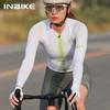 INBIKE Новая женская ветрозащитная облегающая велосипедная майка для весны и лета, тонкая, с длинным рукавом, для шоссейного велосипеда, профессиональный топ с задними карманами