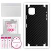 apgo Protective Skin Sticker for the Back+sides Compatible with Apple iPhone 11 Pro Max, Full Wrap Film, Foil, Vinyl - Pattern Carbon Black