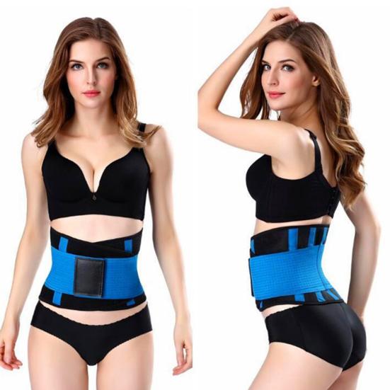 Sport Waist Trimmer Training Belt Weight Loss Burn Fat Body Shaper Elastic Strap