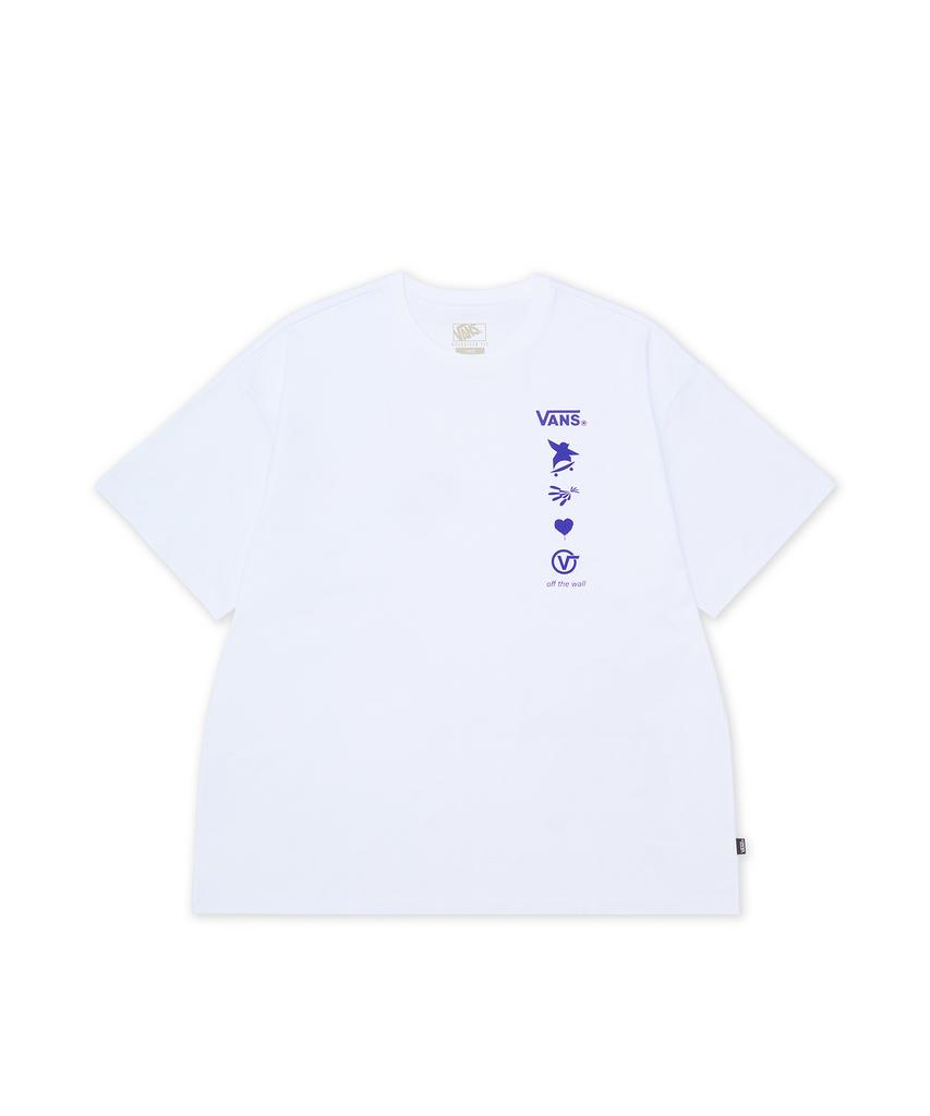 VANS Короткий рукав Птица Футболка - Blanc Des Blancs / Vn000Tkyjvy1