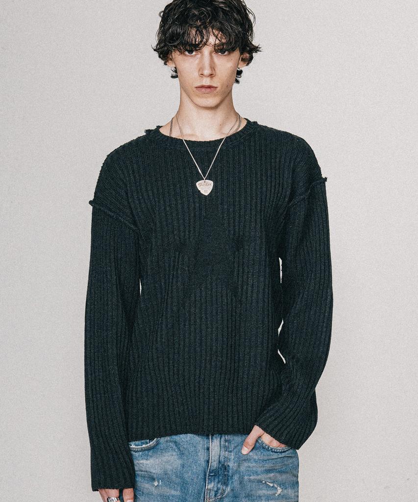 VASTIC Star Reverse Knit_Black