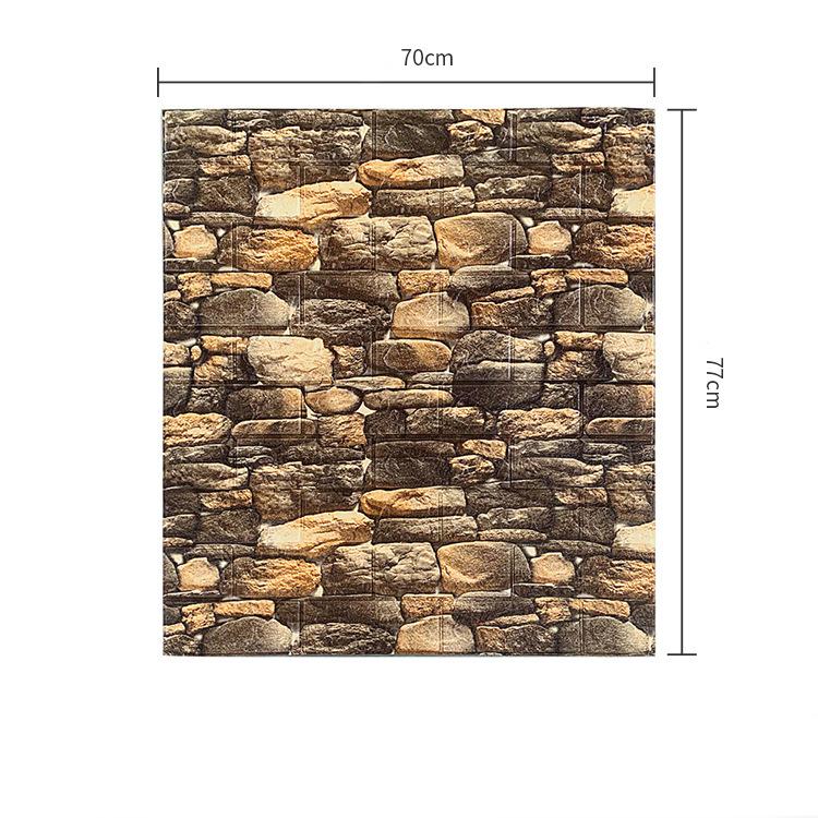 10 шт. 70*77 см 3d пенопластовые наклейки на стену, панели, кирпичные водостойкие клейкие обои для гостиной, спальни, дома, дома, декора для ванной комнаты