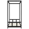 Kids  Bed Black 90 x 190 cm Solid Pine Wood