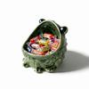 Glossy Finish Animal Jewelry Organizer Ceramic/Resin Frog Storage Bowl  Vanity Table Decor