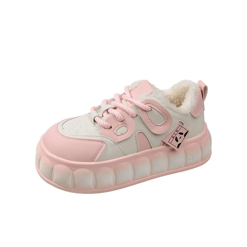 Модные толстые кроссовки в стиле бисквитного торта, новые трендовые цветные кроссовки, студенческие, корейские, универсальные, на плоской подошве, женские, эстетичные, кавайные кроссовки