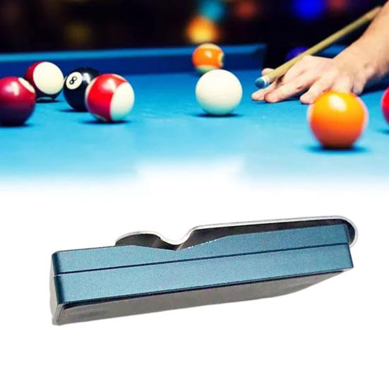 Pool Cue Chalk Holder with Metal Clip Heavy Duty Aluminum Portable Snooker Chalk Box Carrier Case Billiard Accessories Enthusiasts Gift