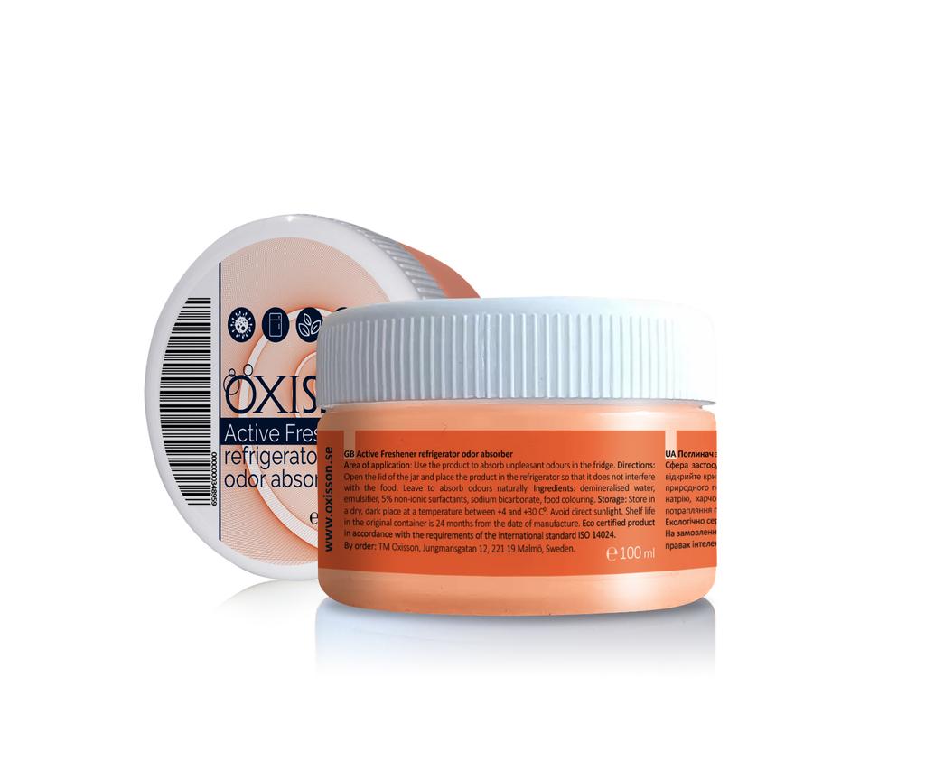 Active Freshener Fridge Odour Absorber 100 Ml, Sweden