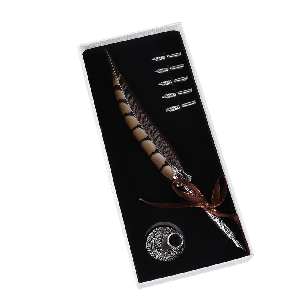 Антикварная перьевая ручка перо перо писчая ручка канцелярские принадлежности для бизнеса офисные принадлежности (# 2)