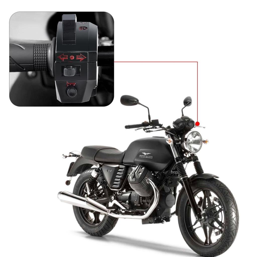 KAWELL Мотоциклетный переключатель Мотоциклетный переключатель указателя поворота Водонепроницаемый переключатель Велосипедный 0,9 дюйма (22 мм)