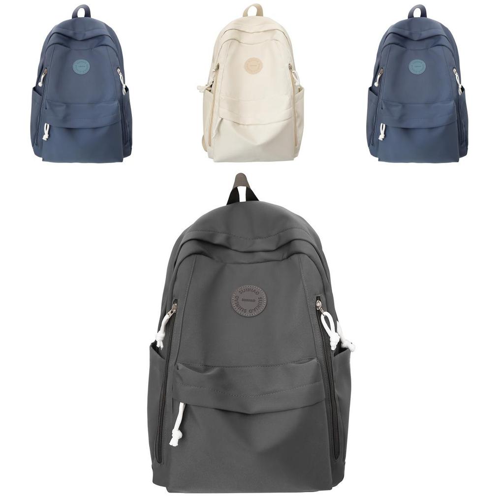 Нейлоновый школьный рюкзак для девочек и мальчиков с легкими мягкими лямками для учеников средней школы