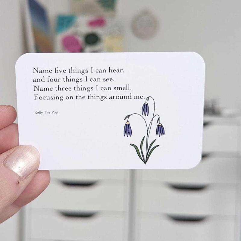 Карманная карточка для снятия тревоги, набор карт с утверждениями о тревоге, подарки для душевного здоровья, поддержка, мысленные благодарственные открытки с успокаивающими словами