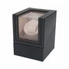WNJAPAN Watch Winder, Single Automatic Watch Winder, Quiet Operation, Popular Gift, Interior Item, Black Embossed PU Leather, WM-01BK