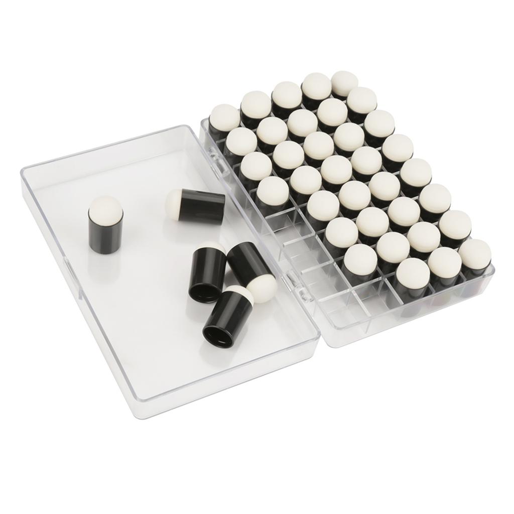 Набор из 40 губок для рисования тушью мелками