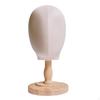 Hat Display Head Manikin Head, Portable Professional Hairpiece Model with Base for