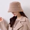 Internet celebrity plush fisherman hat children winter fashion show washbasin hat women warm thickened cold basin hat tide