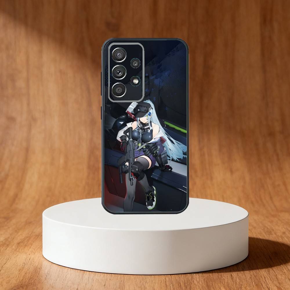 Чехол для телефона Guns HK-416 для Samsung S25, S24, S21, S22, S23, S30, Ultra, S20, Plus, Fe, Note, 10, 9, 5G Черный