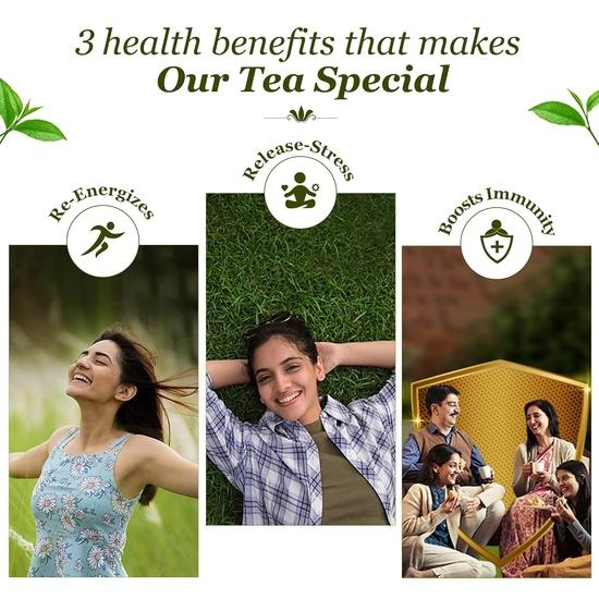 Dabur Ведический чай - 950 г (Черный чай), Чай, собранный вручную из Ассама, Нилгири и Дарджилинга, душевный аромат и насыщенный вкус, листовой чай высшего качества