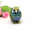 Animal Figurine Jewelry Box for Home Organization Owl Sculpture Gifts Women