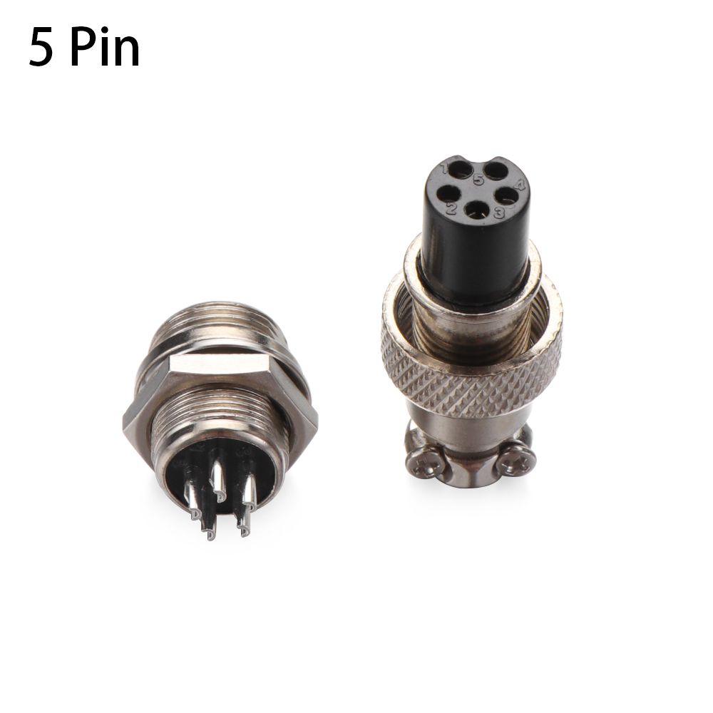 1Pair High Quality 12mm 2/3/4/5/6 Pin Aviation Socket Plug  Wire Panel Connector  GX12  Male&Female