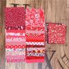 50Pcs 10x10cm Cotton Fabric Cloth Mixed Style Patchwork Strips  For DIY Sewing and Handicraft Making