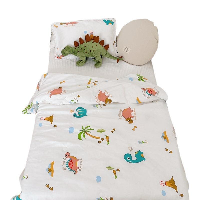 Класс А Вафельный Хлопок Летнее Одеяло Детский Мультфильм Все Хлопок Летнее Охлаждающее Одеяло