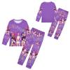 Children's Witch  Girls Printed Suit Long Sleeve Pants Suit