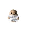 Mini Funny Positive Potato, 7.5cm Knitted Positive Potato Creative Cute Wool Funny Knitted Positive Potato for Birthday Party Decoration Encouragement