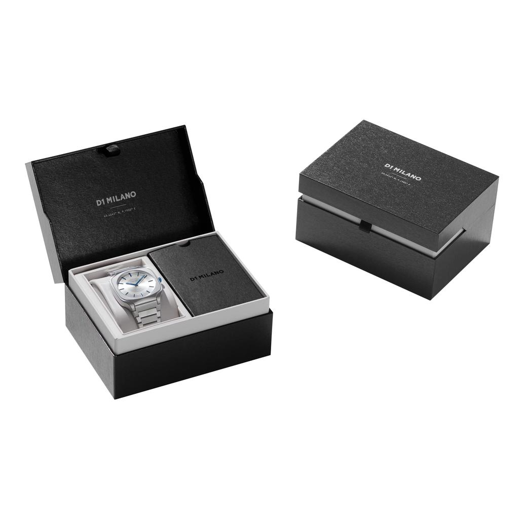 Authorized Distributor D1 Milano Watch SQBJ01 Square Bracelet 37mm Silver [D1 MILANO] Men's [SQUARE]