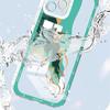 Shockproof Cartoon Painted Pattern Crystal Phone Case Transparent Soft Full Cover Camera Protection Cover for IPhone Samsung Redmi Poco Huawei Honor