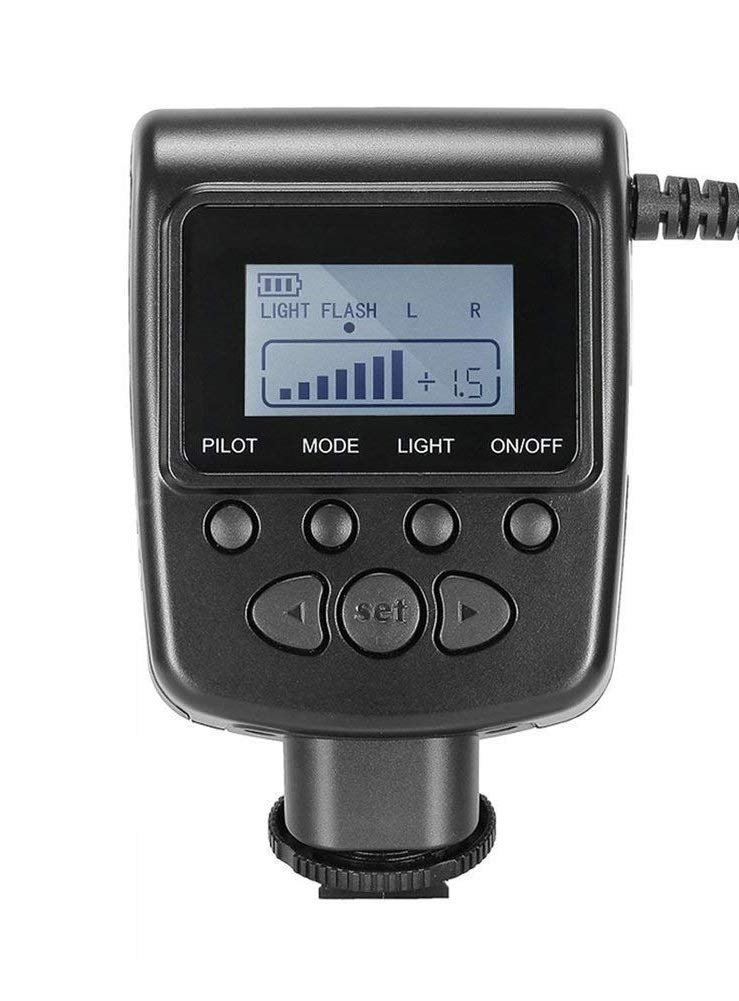 Стробоскоп для объективных камер LED 48 ламп Макро Кольцевая вспышка Совместим с Canon и Nikon Стробоскоп ЖК-дисплей PCA-TECH Крупноплановые камеры/Одиночный