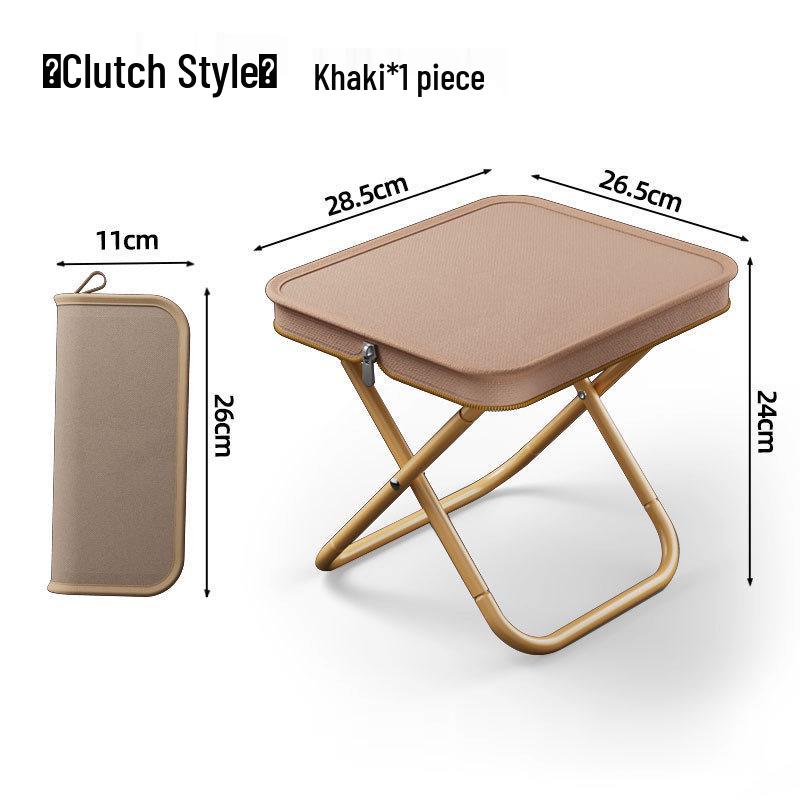 Portable Folding Stool - Compact, Thickened Chair for Outdoor Use, Travel, and Fishing