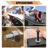 180pcs 304 Stainless Steel Flat Washer Assortment Flat Design Plain Gasket Set  Factory Maintenance