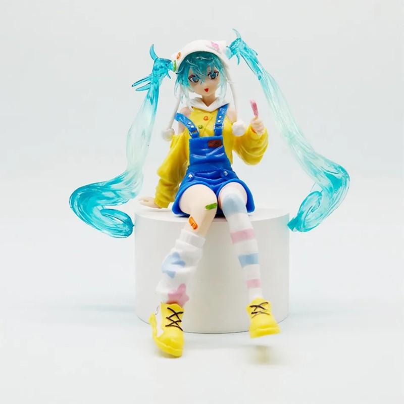 4.33-7.87 Inch Hatsune Miku Anime Action Figures Noodles Stopper Model Figure Toys Collectible Gift For Toys Hobbies Children