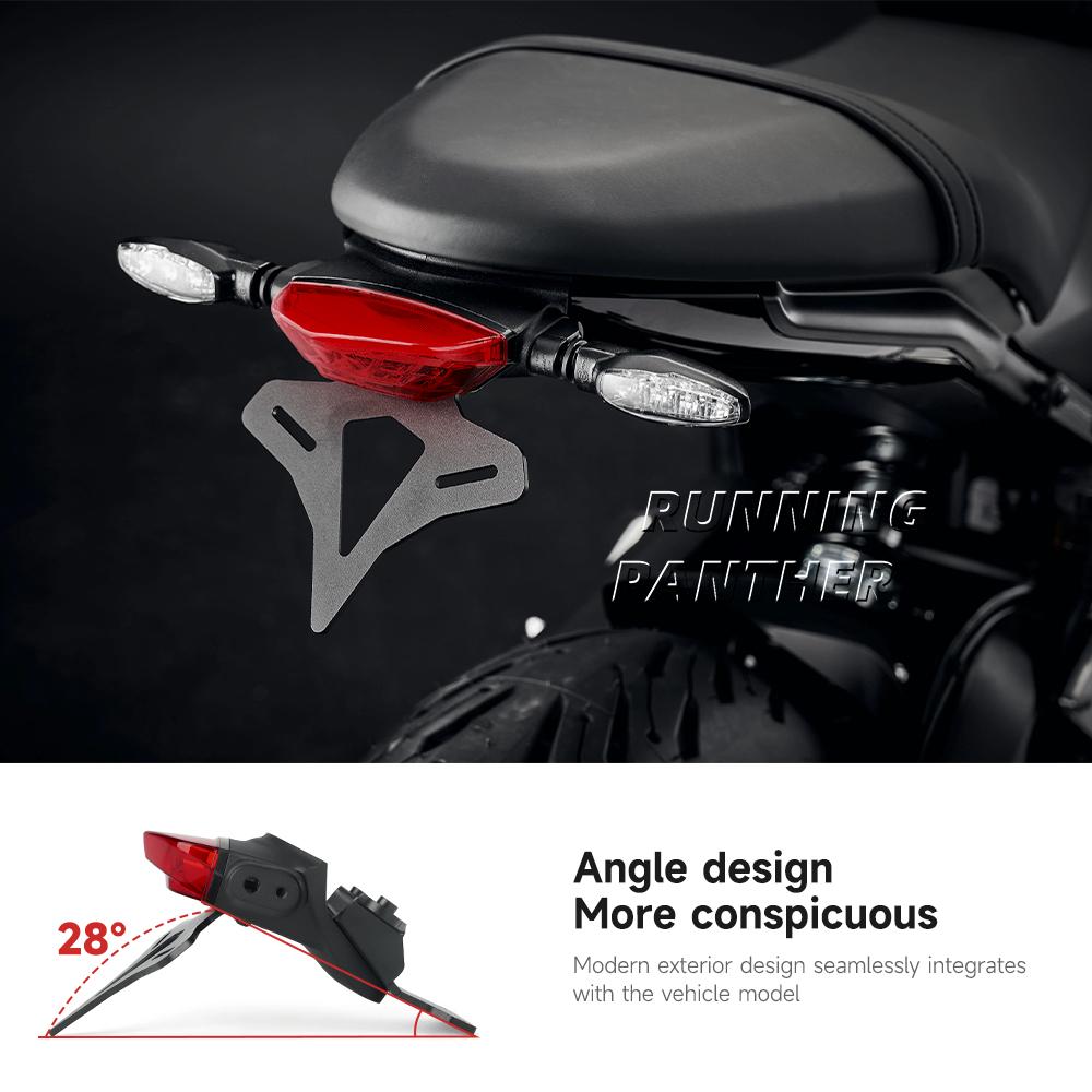 For Trident 660 Trident660 2021-UP Motorcycle License Plate Holder