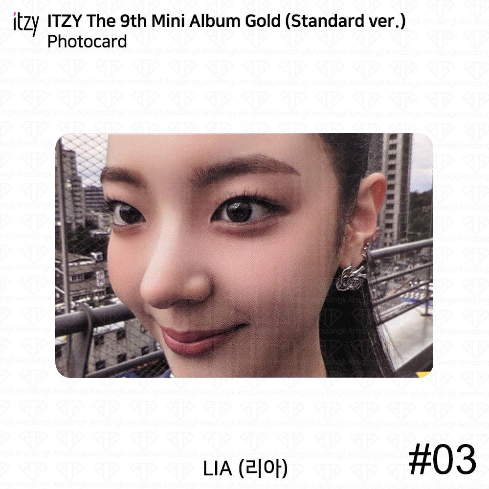 ITZY 9-й мини-альбом gold standard ver официальная фотокарточка открытка постер kpop