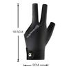Billiards Glove Left Hand Three Finger Snooker Billiard Glove Non Slip Stickers Elasticity Billiard Training Gloves Accessories